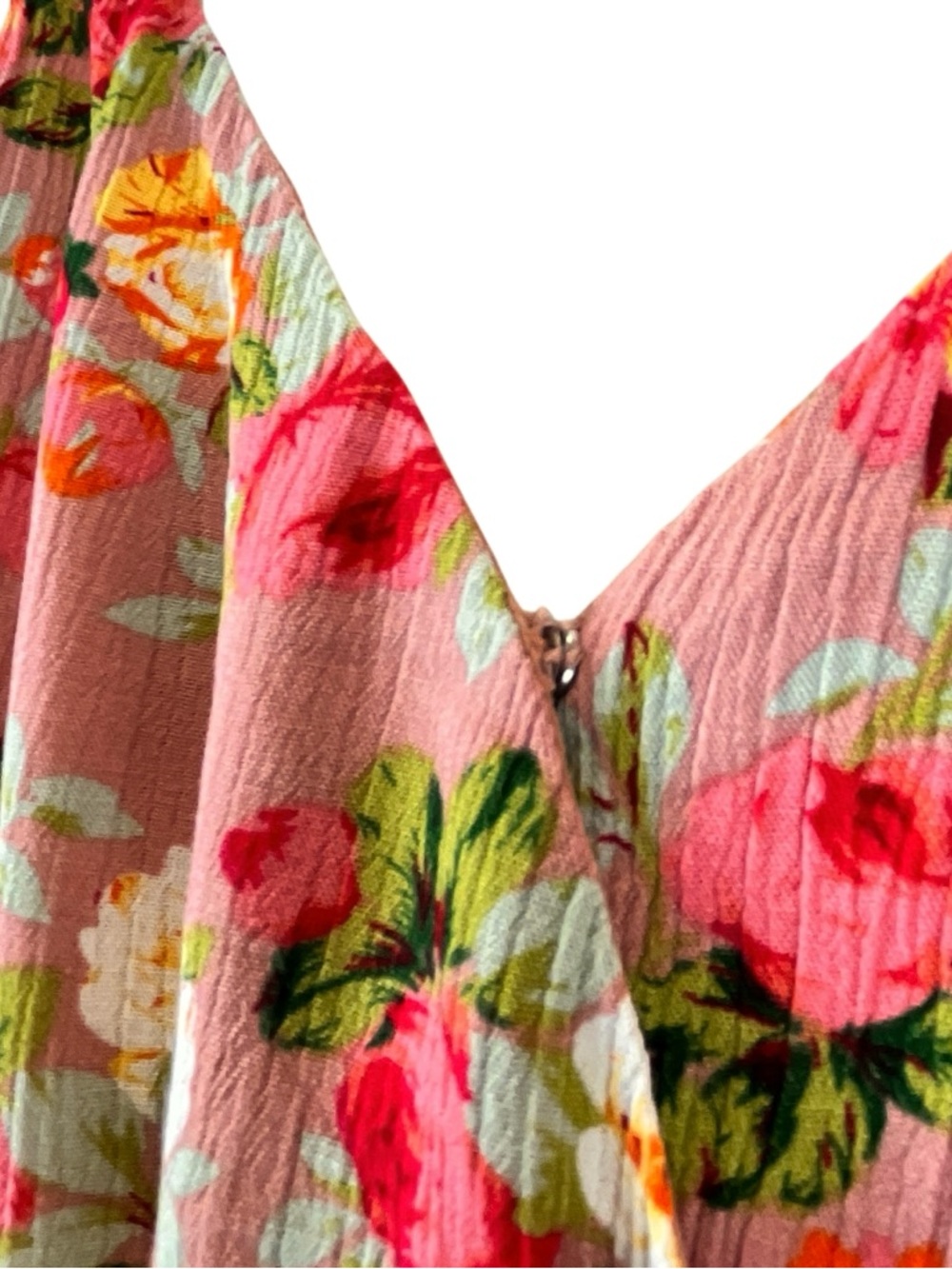 Lulus Everlasting Bliss Blush Floral Maxi Dress Sz L - Picture 5 of 10